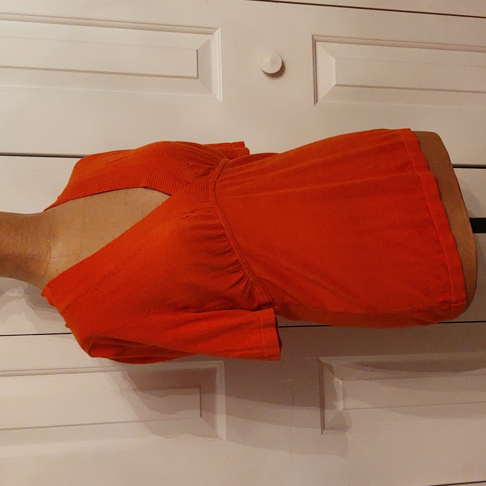 Banana Republic orange thin summer sweater